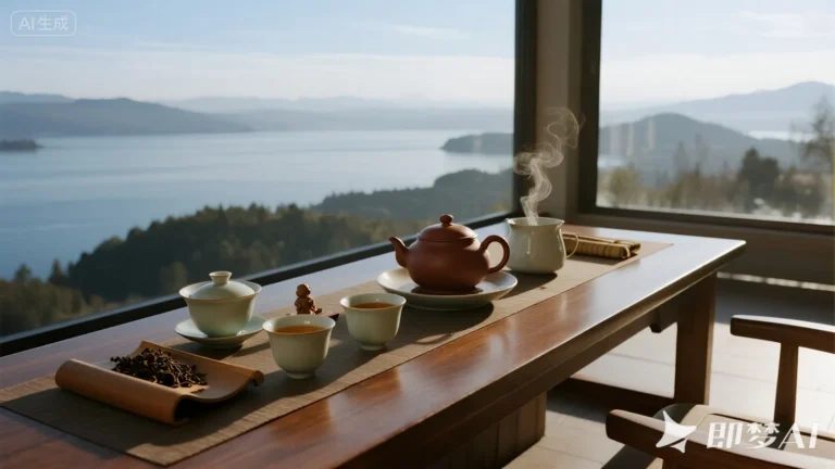 a cup of clear tea, a thousand years of elegance