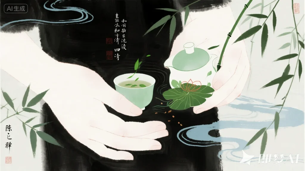 a cup of clear tea, a thousand years of elegance a cup of clear tea, a thousand years of elegance