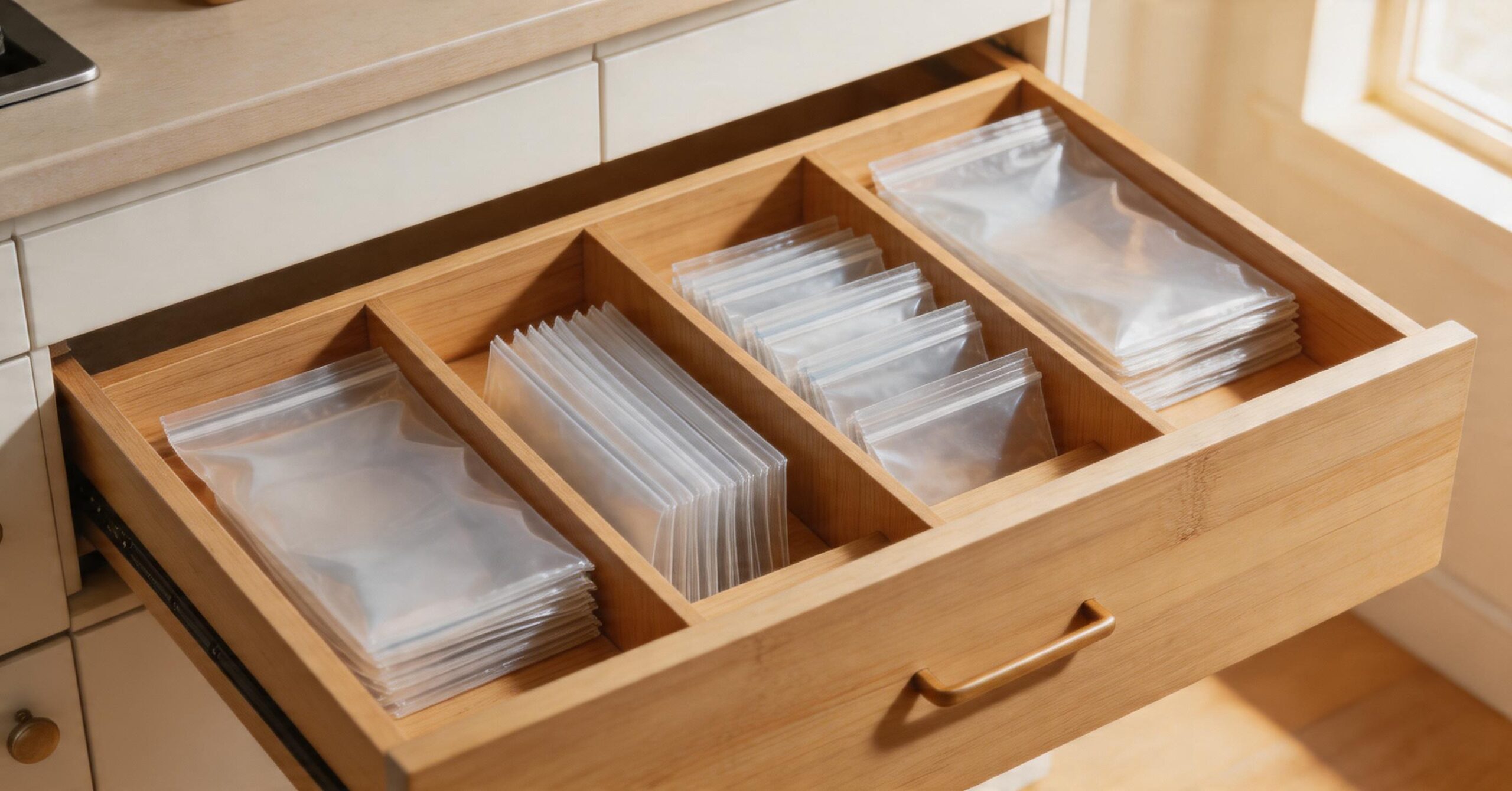 spaceaid food storage bag organizer