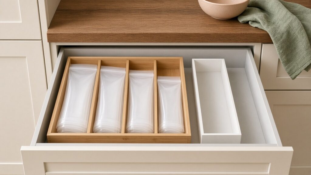 Best Ziplock Bag Organizers for Kitchen Drawers