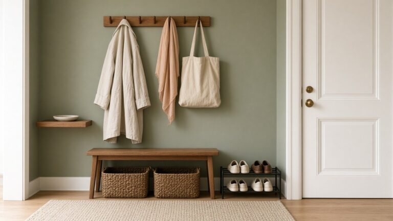 How to Organize an Entryway With No Closet
