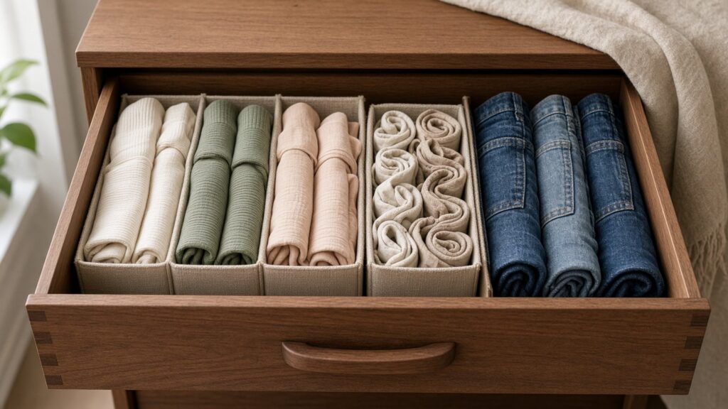 File Folding: How to Fold Clothes to Save Drawer Space