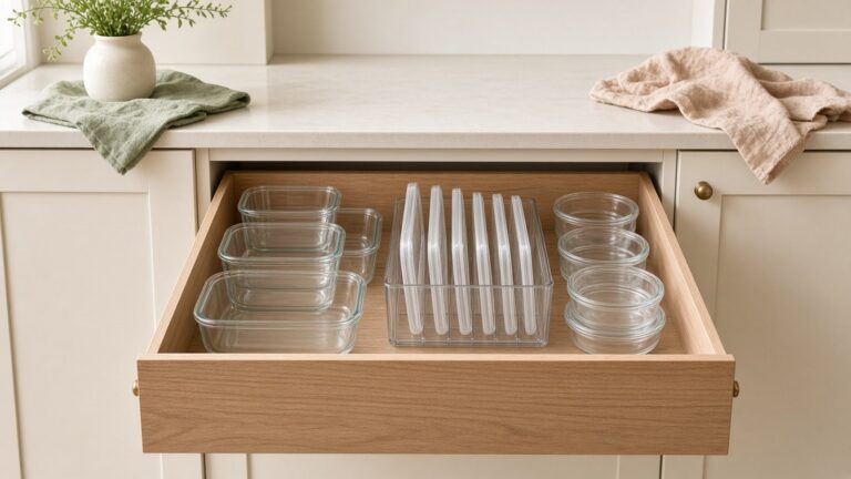 How to Organize Tupperware and Food Containers for Good