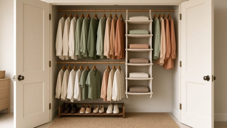 How to Organize a Small Closet With No Built-Ins
