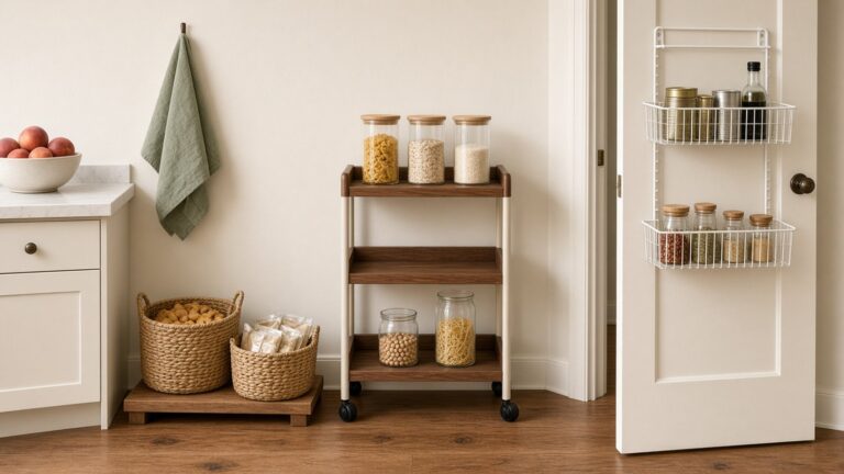 How to Organize a Small Pantry Without Shelves