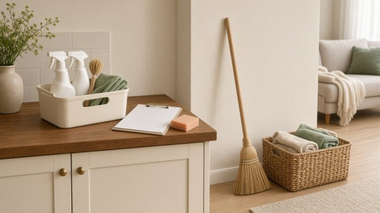 Weekly House Cleaning Schedule (Free Printable)